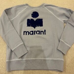 ISABEL MARANT blue crewneck sweatshirt